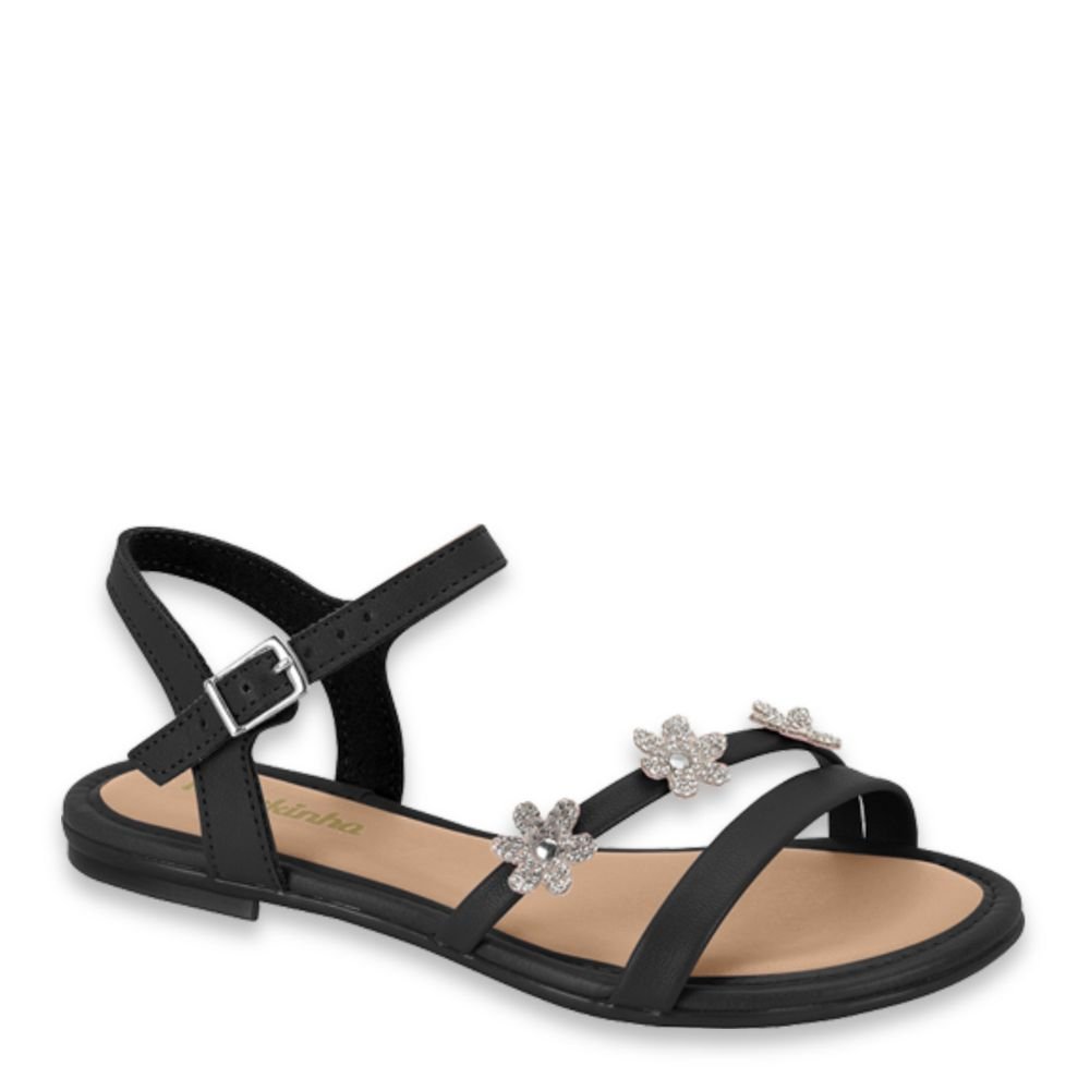 Sandália Infantil Menina Molekinha Strass Estilosa Leve 2157.1091
