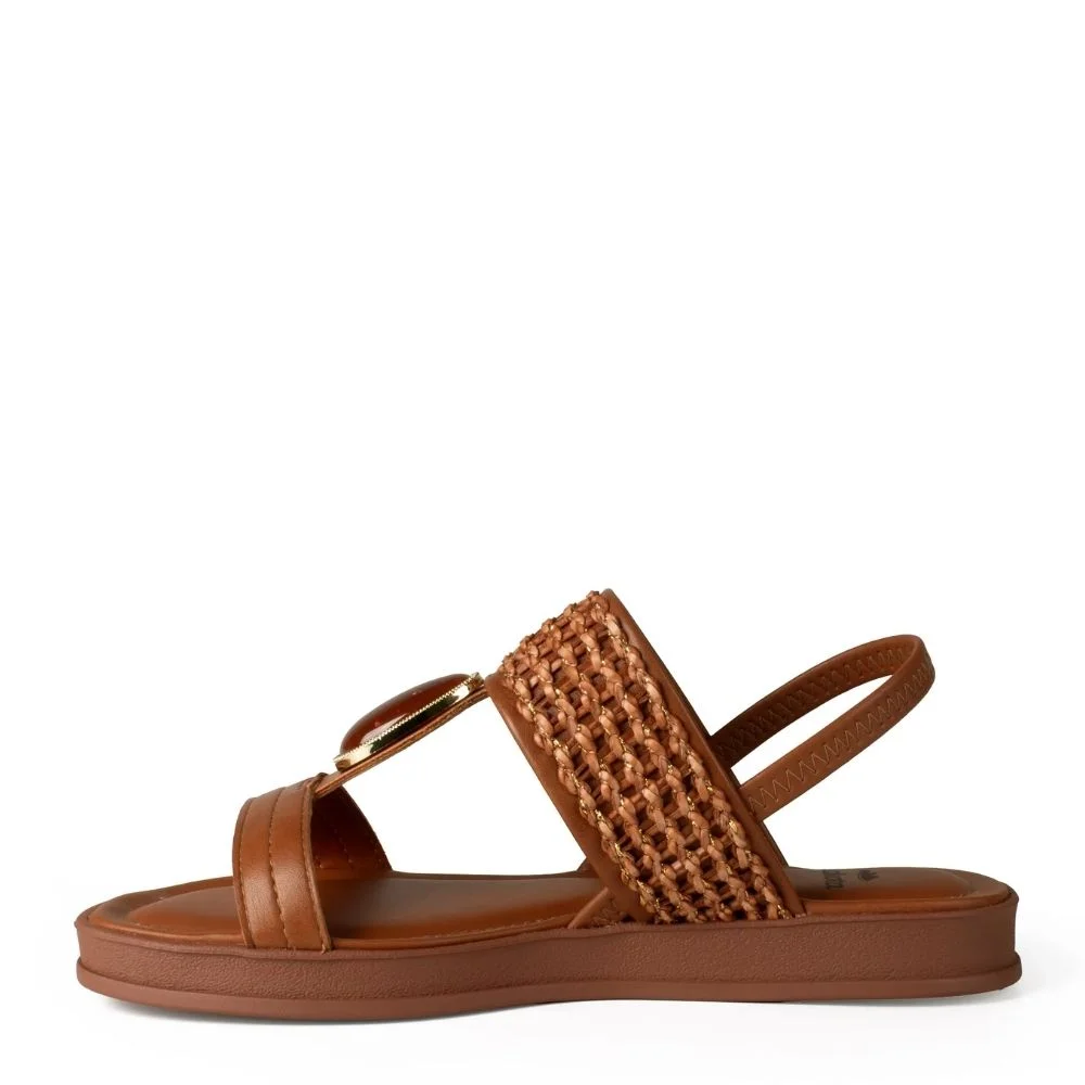 Sandália Feminina Dakota Plataforma Tendência Conforto Y9711 Marrom 3