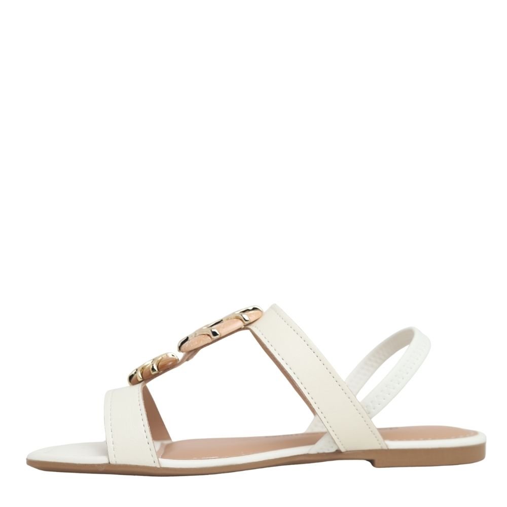 Sandália Feminina Dakota Rasteira Tendência Básica Y9611 Branco 3