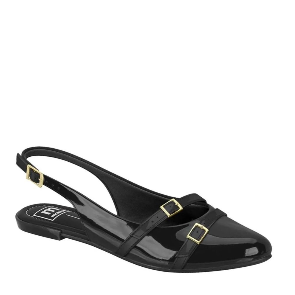 Sapatilha Casual Slingback Fivela Feminina Moleca 5444.332