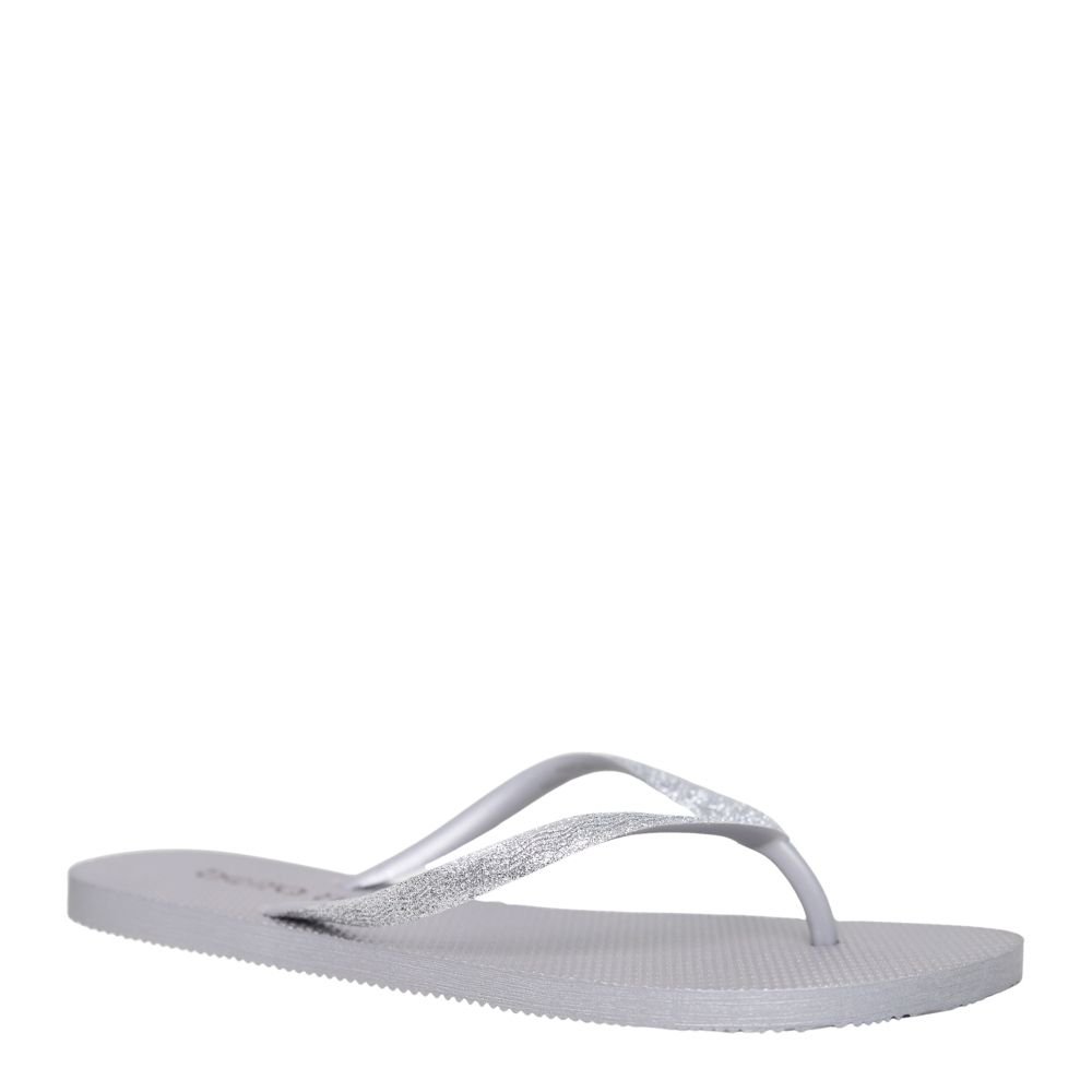 Chinelo Conforto Glitter Feminino Original Beira Rio 8449602 Cinza 4