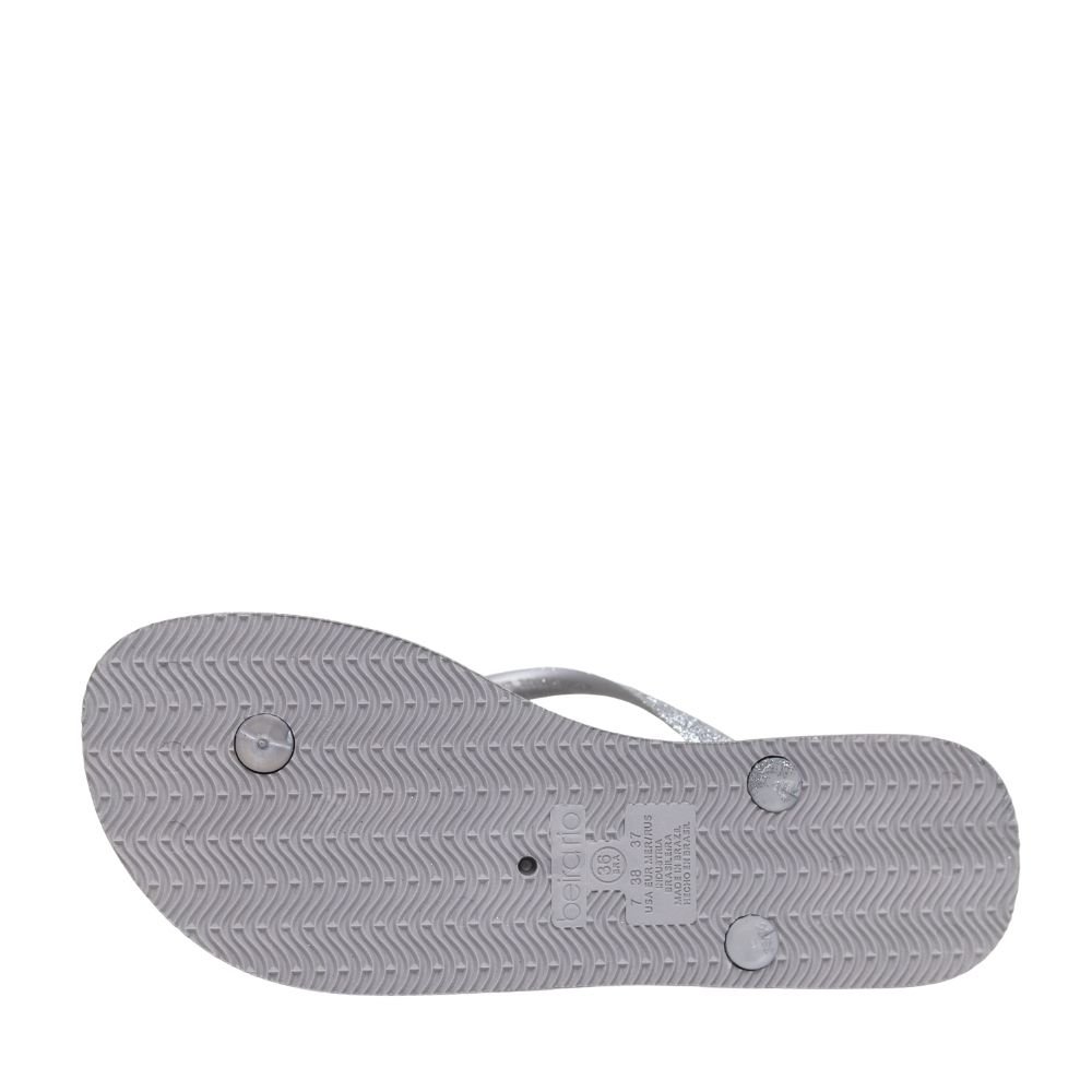 Chinelo Conforto Glitter Feminino Original Beira Rio 8449602 Cinza 5
