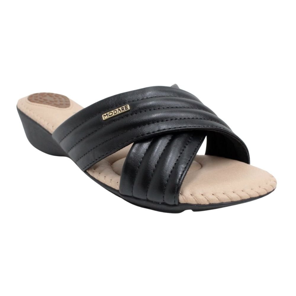 Tamanco Feminino Salto Baixo Modare 7017.472 Preto 2