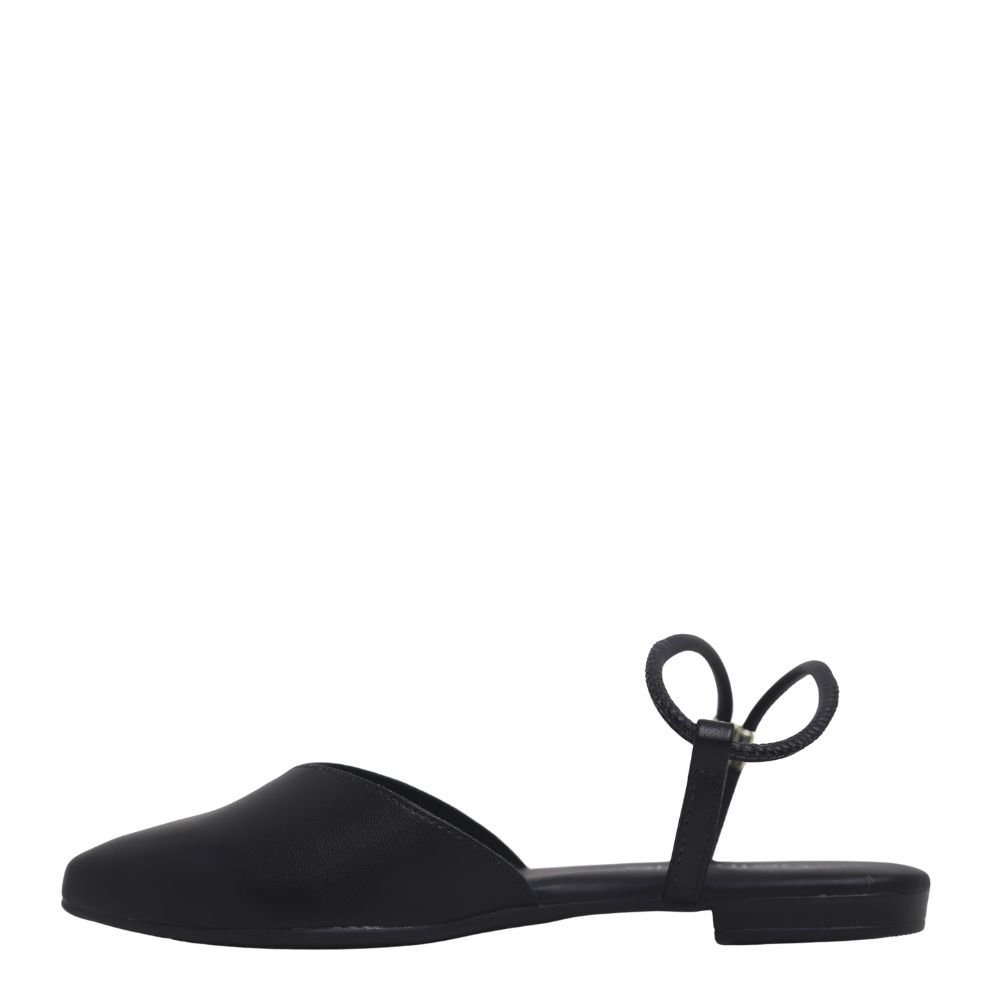 Sapato Mule Feminino Slingback Bico Fino Beira Rio 4134.1015 Preto 3
