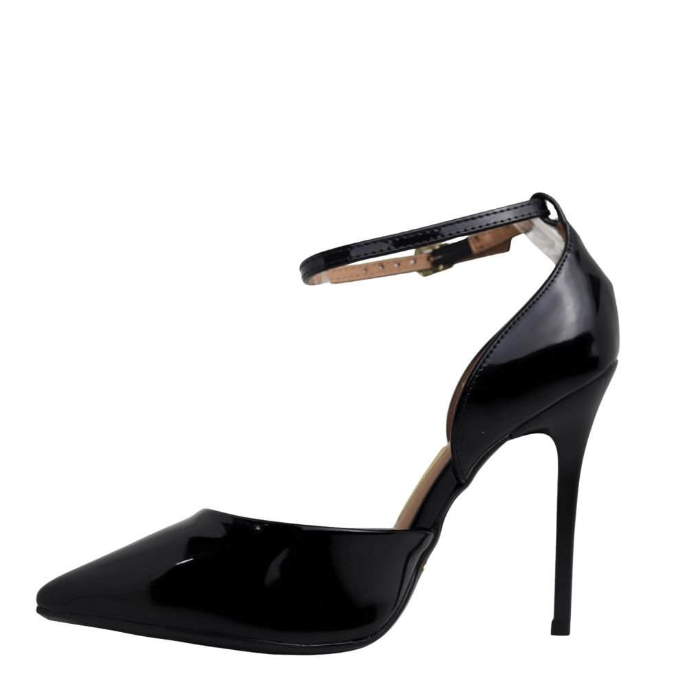 Scarpin Feminino Vizzano Salto Alto Agulha Brilho 1421.116 Preto 3