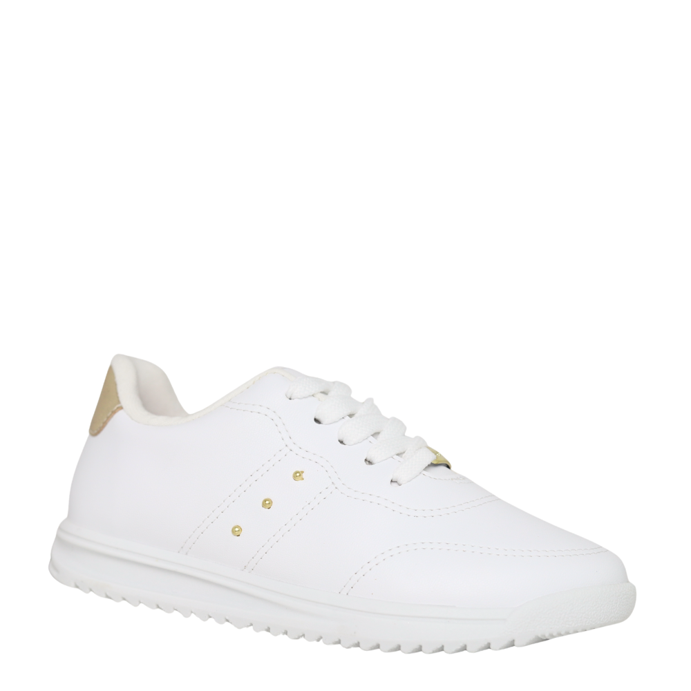 Tenis Infantil Menina Molekinha Blogueirinha Flatform Macio Branco 4