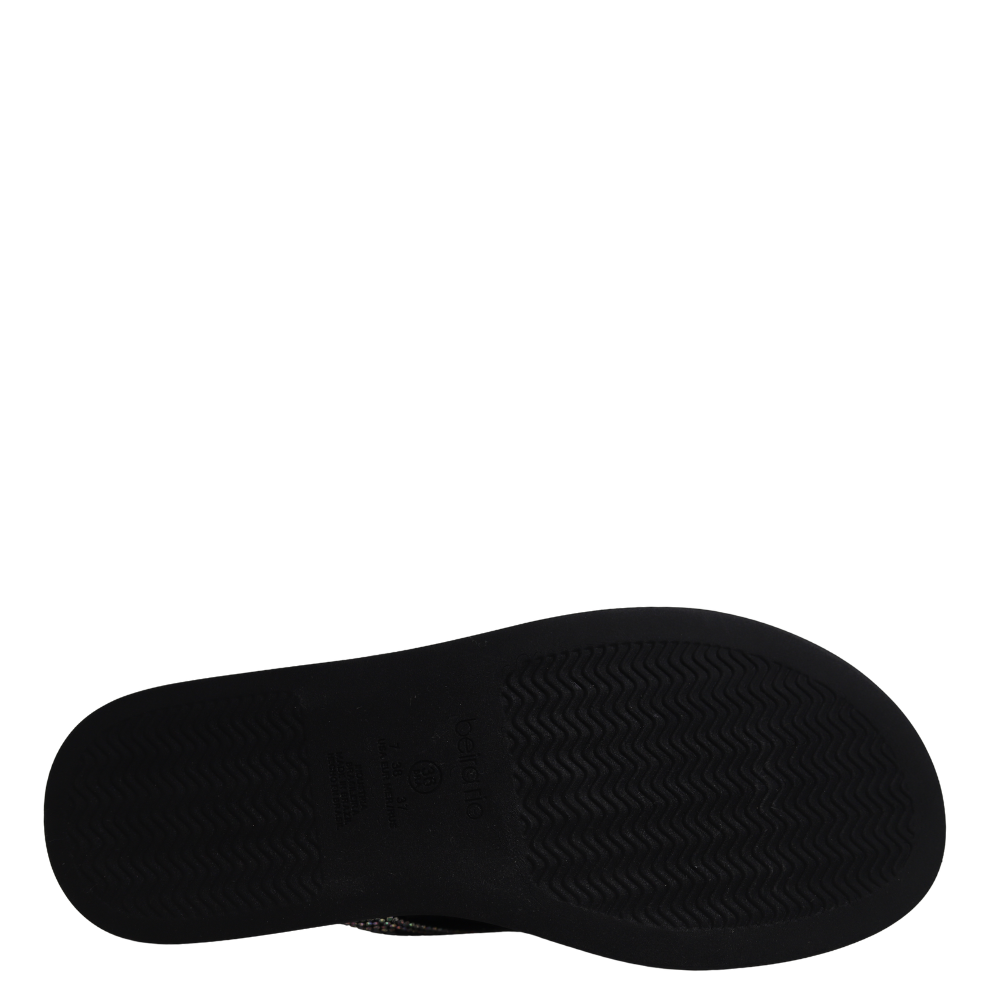 Chinelo Casual Feminino Brilho Conforto Beira Rio 8513.112 Preto 5