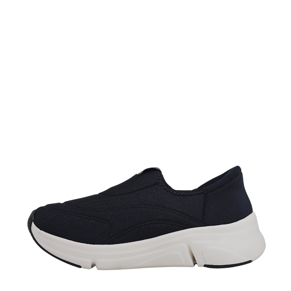 Tênis Feminino Slip On Calce Fácil Leve Ortopedico Modare Preto 3