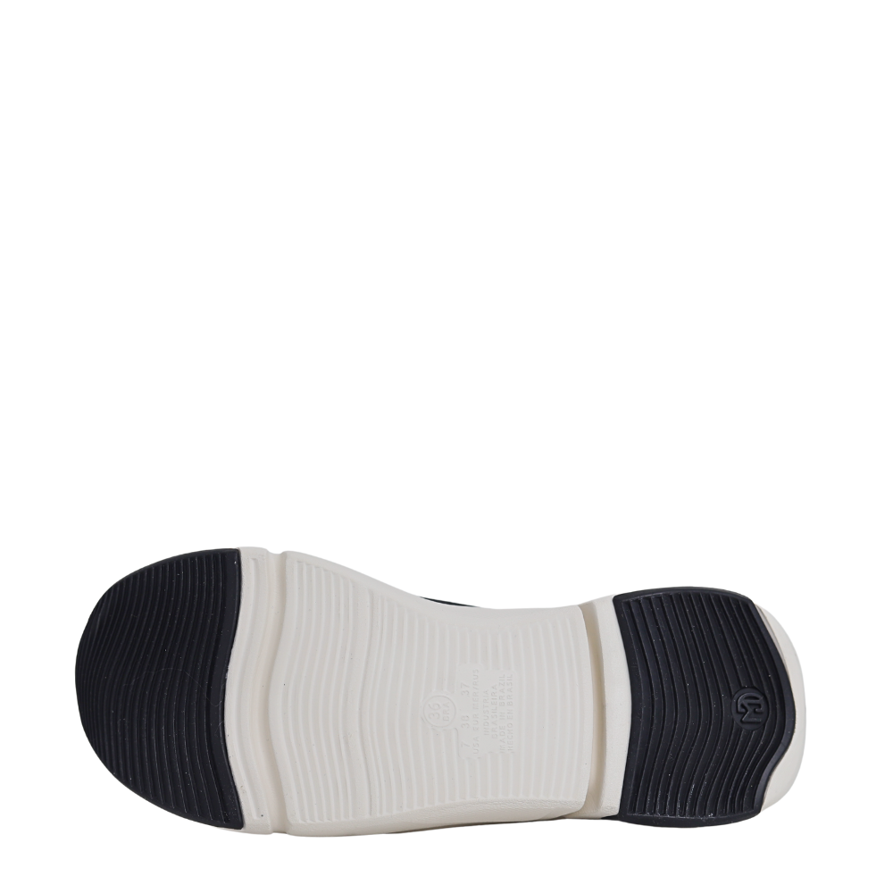 Tênis Feminino Slip On Calce Fácil Leve Ortopedico Modare Preto 5