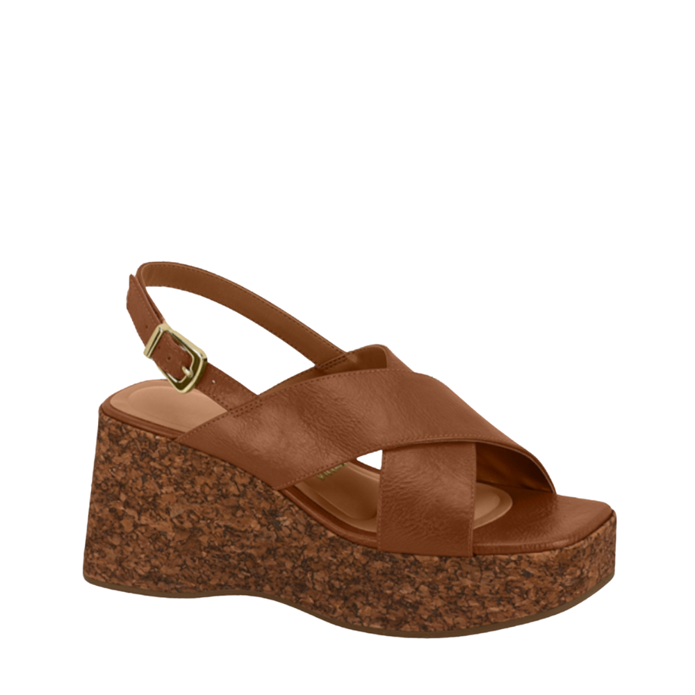 Sandália Feminina Salto Plataforma Anabela Vizzano  6559.101
