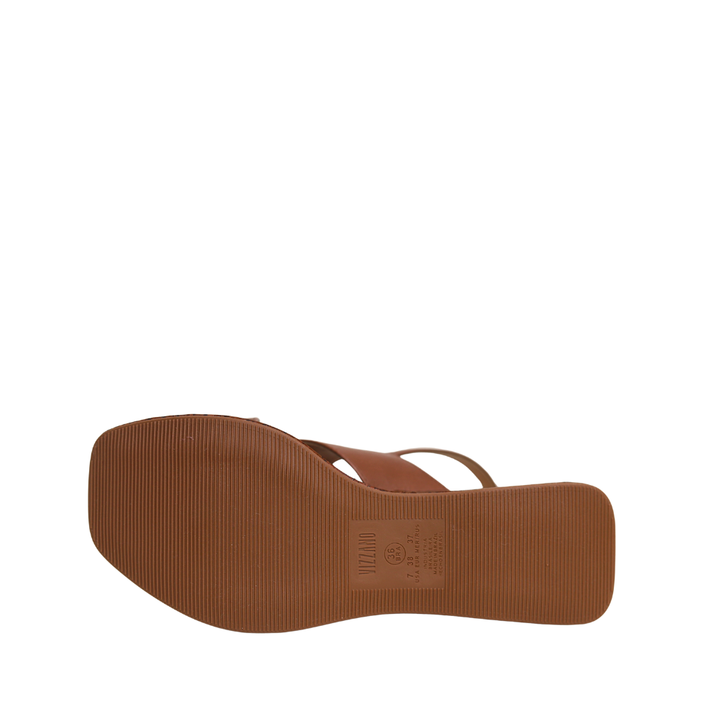 Sandália Feminina Salto Plataforma Anabela Vizzano  6559.101 Marrom 5
