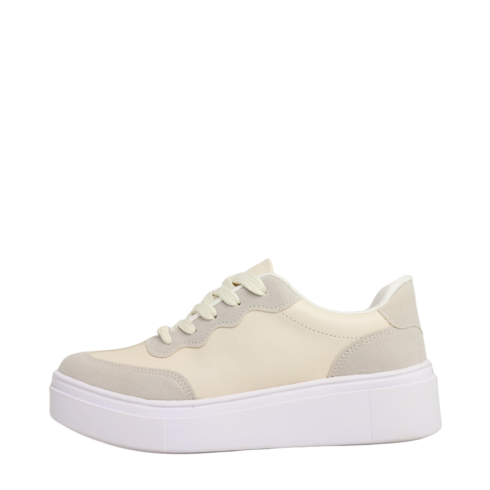Tenis Feminino Flatform Floather Moderno Vizzano 1339.346 Bege 3