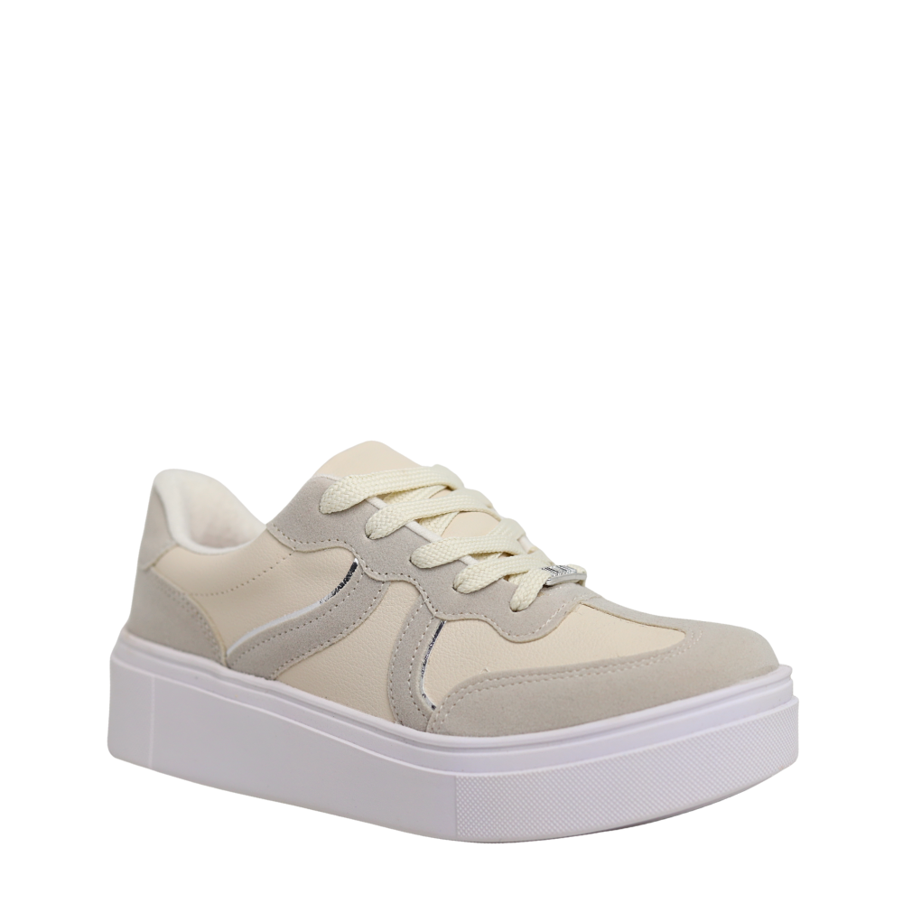Tenis Feminino Flatform Floather Moderno Vizzano 1339.346 Bege 4