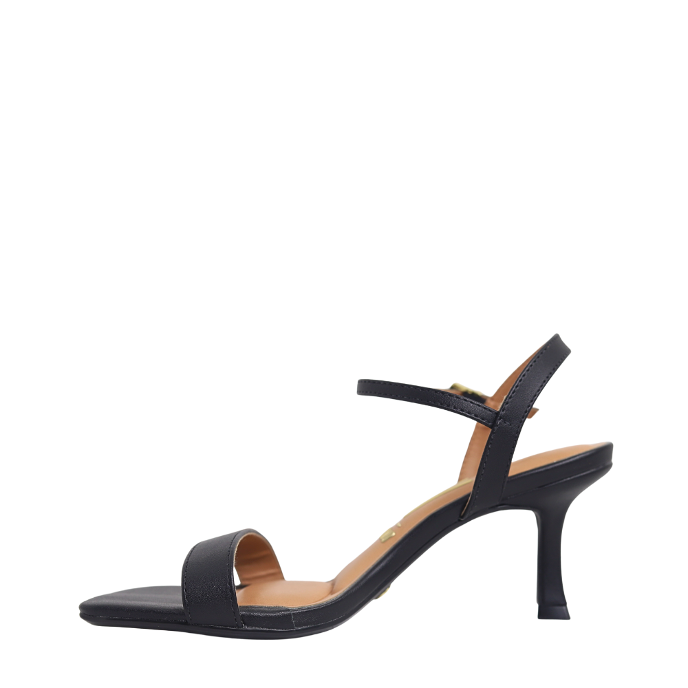 Sandália Feminina Salto Fino Taça Casual Vizzano 6536.113 Preto 3