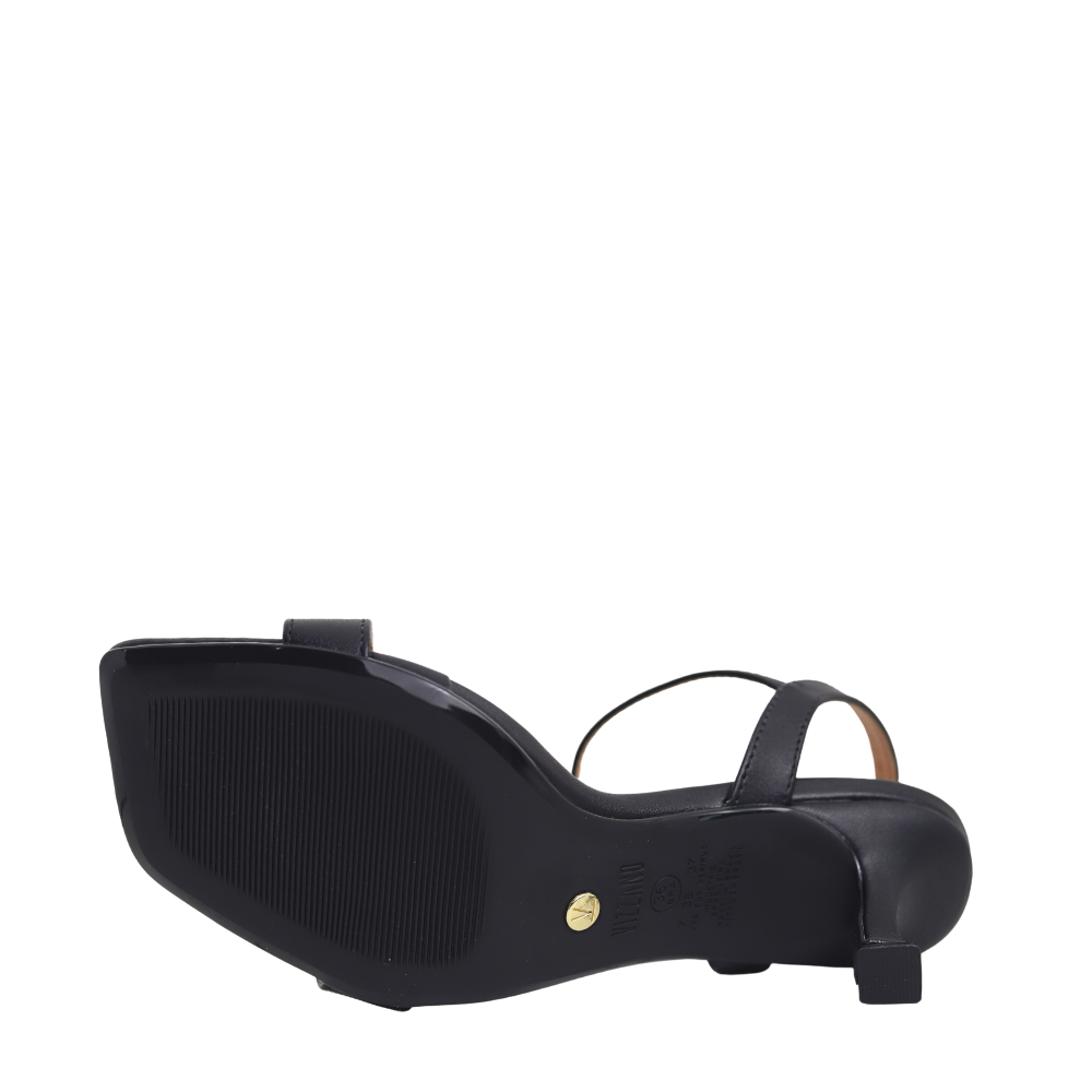 Sandália Feminina Salto Fino Taça Casual Vizzano 6536.113 Preto 5