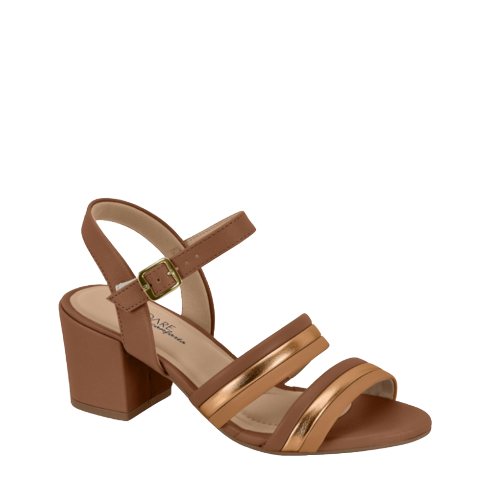 Sandália Feminina Casual Tiras Salto Bloco Modare 7109.486