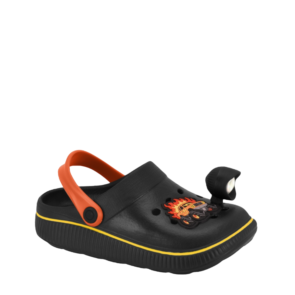 Sandália Babuche Juvenil Menino Lanterna Molekinho 2874.406 Preto 2