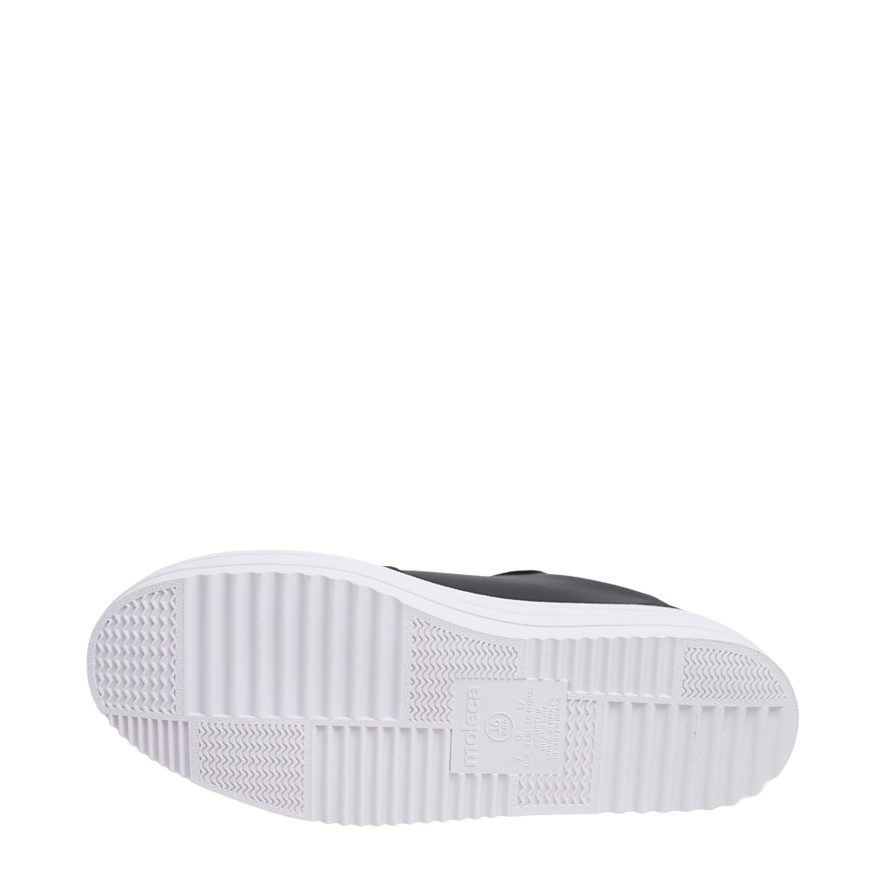 Tênis Flatform Tratorado Com Strass Feminino Moleca 5782.315 Preto 5
