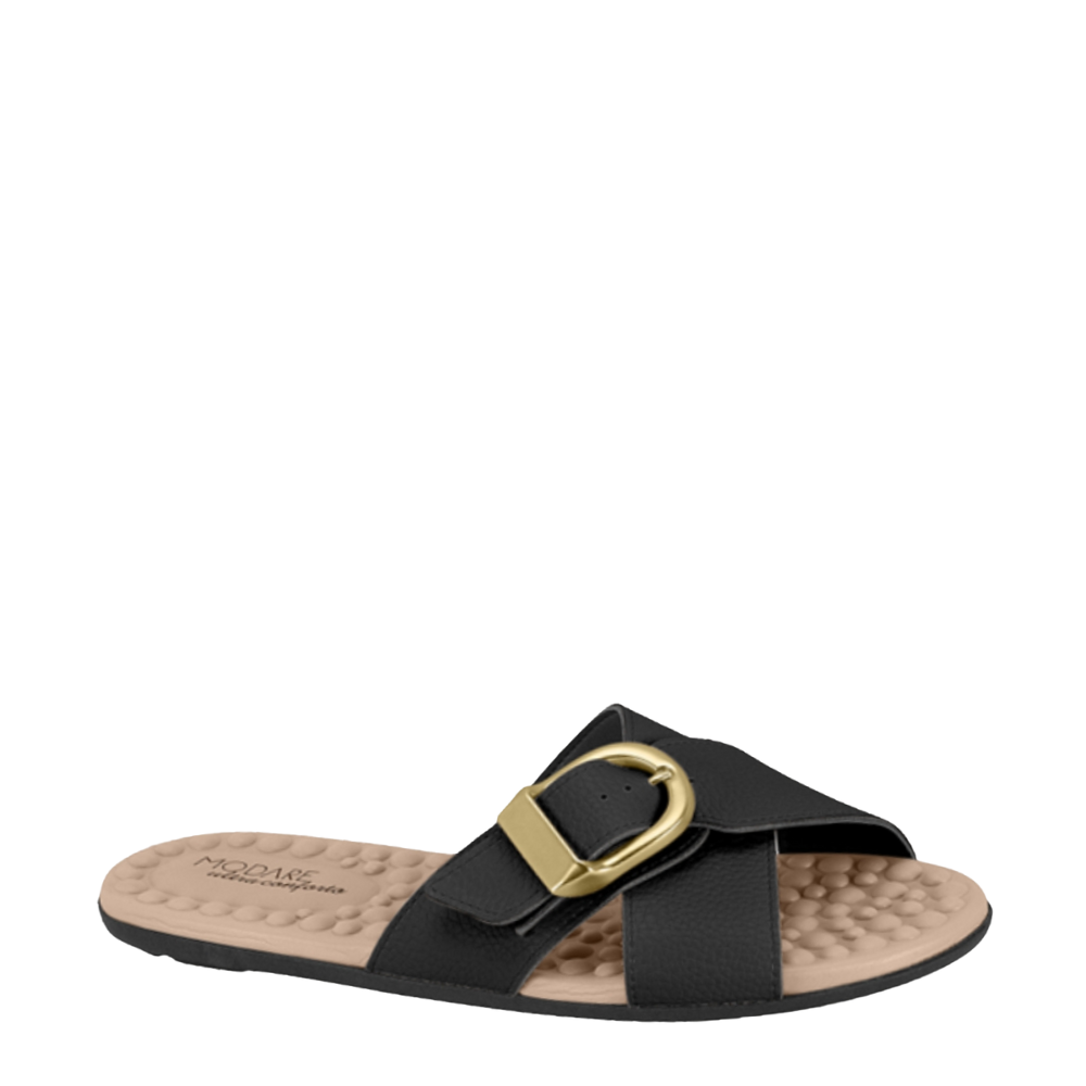 Sandália Rasteira Feminina Fivela Ajustável Modare 7163.134