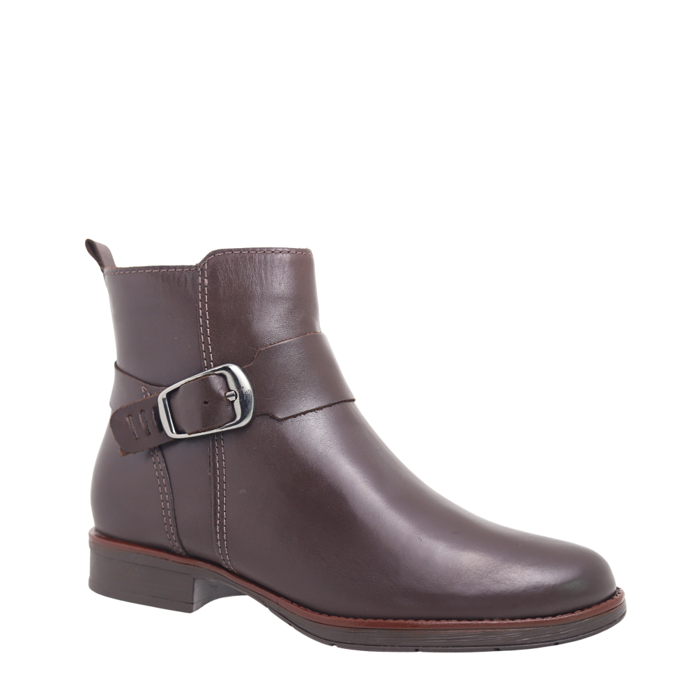 Bota Montaria Em Couro Cano Curto Feminina Bottero 361730