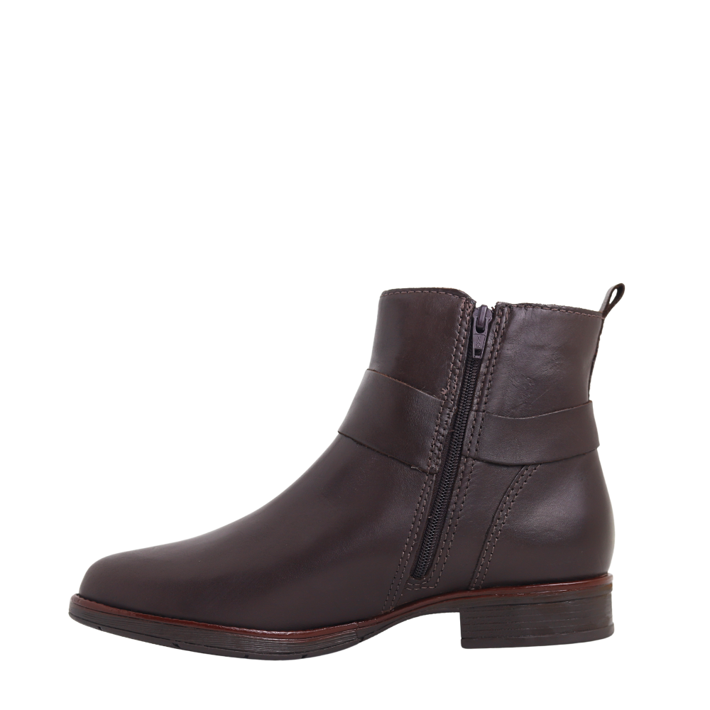 Bota Montaria Em Couro Cano Curto Feminina Bottero 361730 Marrom 3