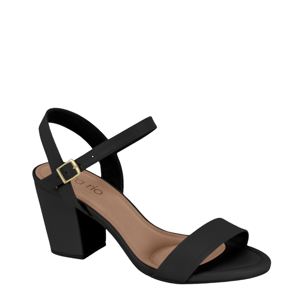 Sandália Feminina Salto  Médio Quadrado Beira Rio  8280.685