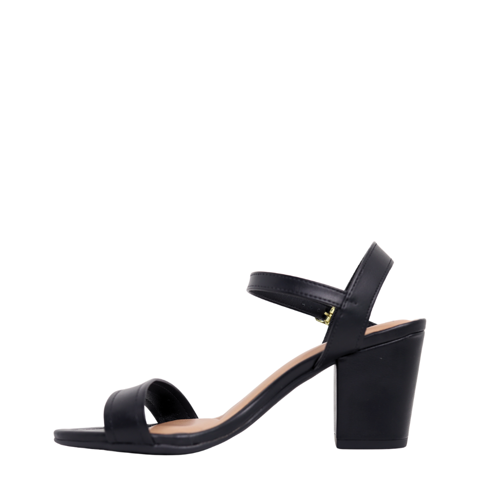 Sandália Feminina Salto  Médio Quadrado Beira Rio  8280.685 Preto 3