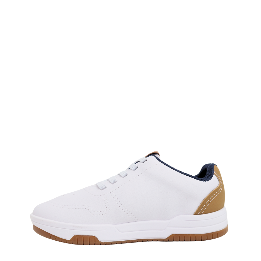 Tênis Menino Infantil Juvenil Com Zíper Molekinho 2852.102 Branco 3