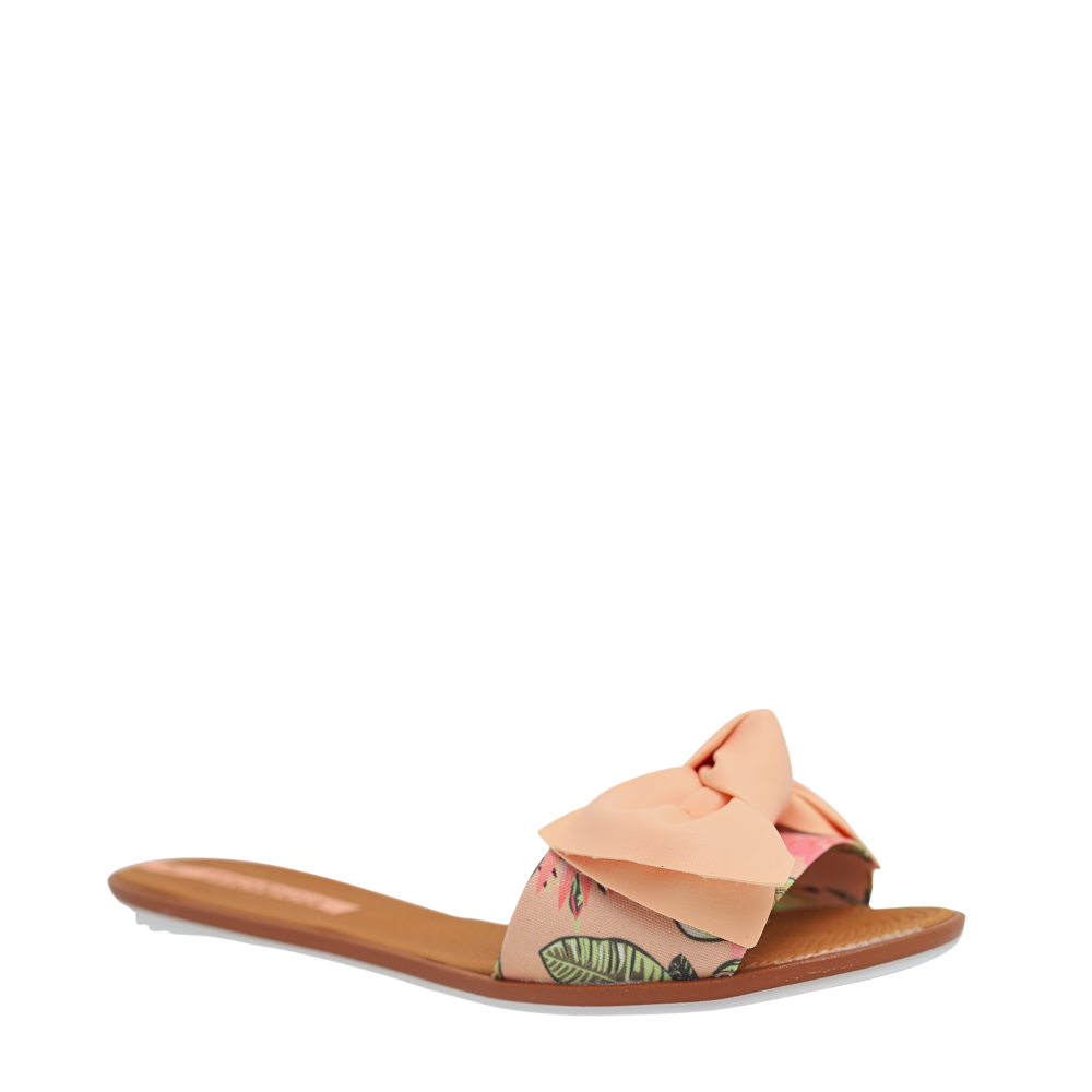 Chinelo Rasteira Feminina Slide Laço Moleca 5297430