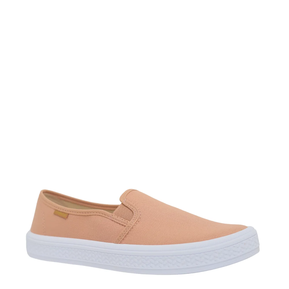 Tênis Feminino Calce Fácil Slip-on Conforto Moleca 5840.100 Bege 4