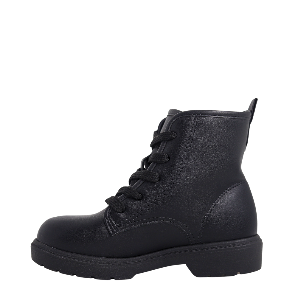 Bota Coturno Juvenil Menina Ziper Coração Molekinha 2164.146 Preto 3