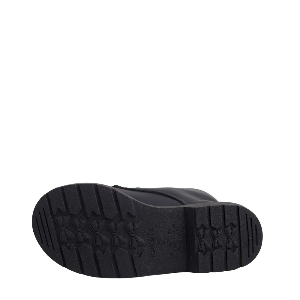 Bota Coturno Juvenil Menina Ziper Coração Molekinha 2164.146 Preto 5