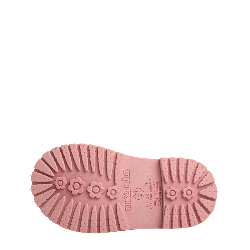 Bota Coturno Infantil  Meninas Tratorada Molekinha 2126.512 Bege 5