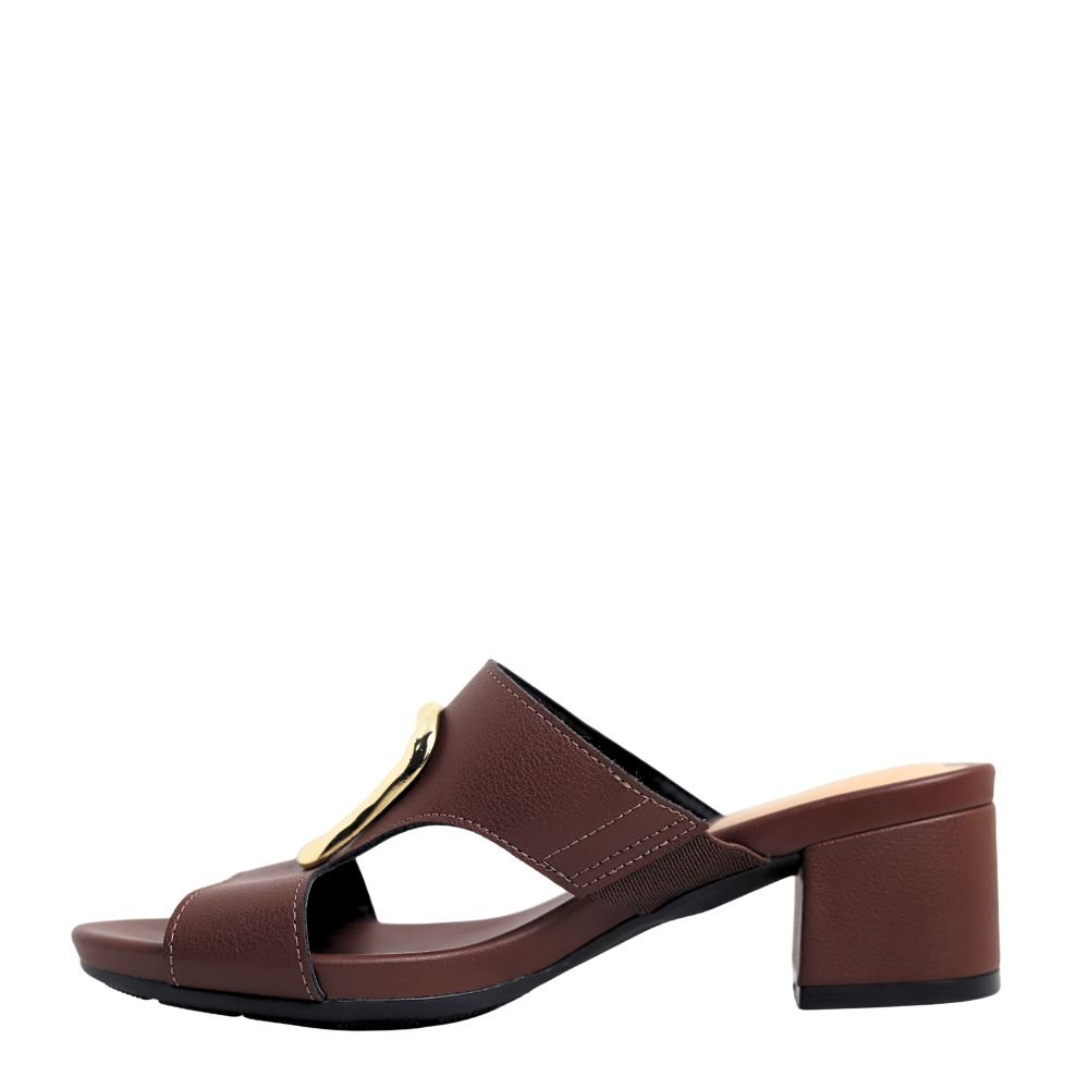 Tamanco Feminino Ultraconforto Salto Bloco Modare 7187.117 Marrom 3