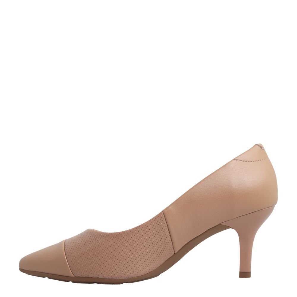 Scarpin Feminino Salto Fino Ultraconforto  Modare  7408.101 Bege 3