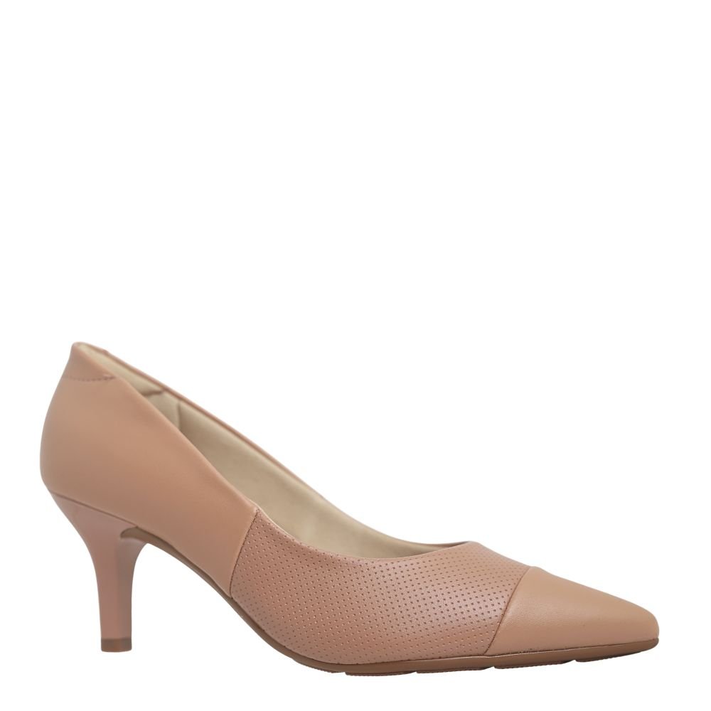 Scarpin Feminino Salto Fino Ultraconforto  Modare  7408.101 Bege 4