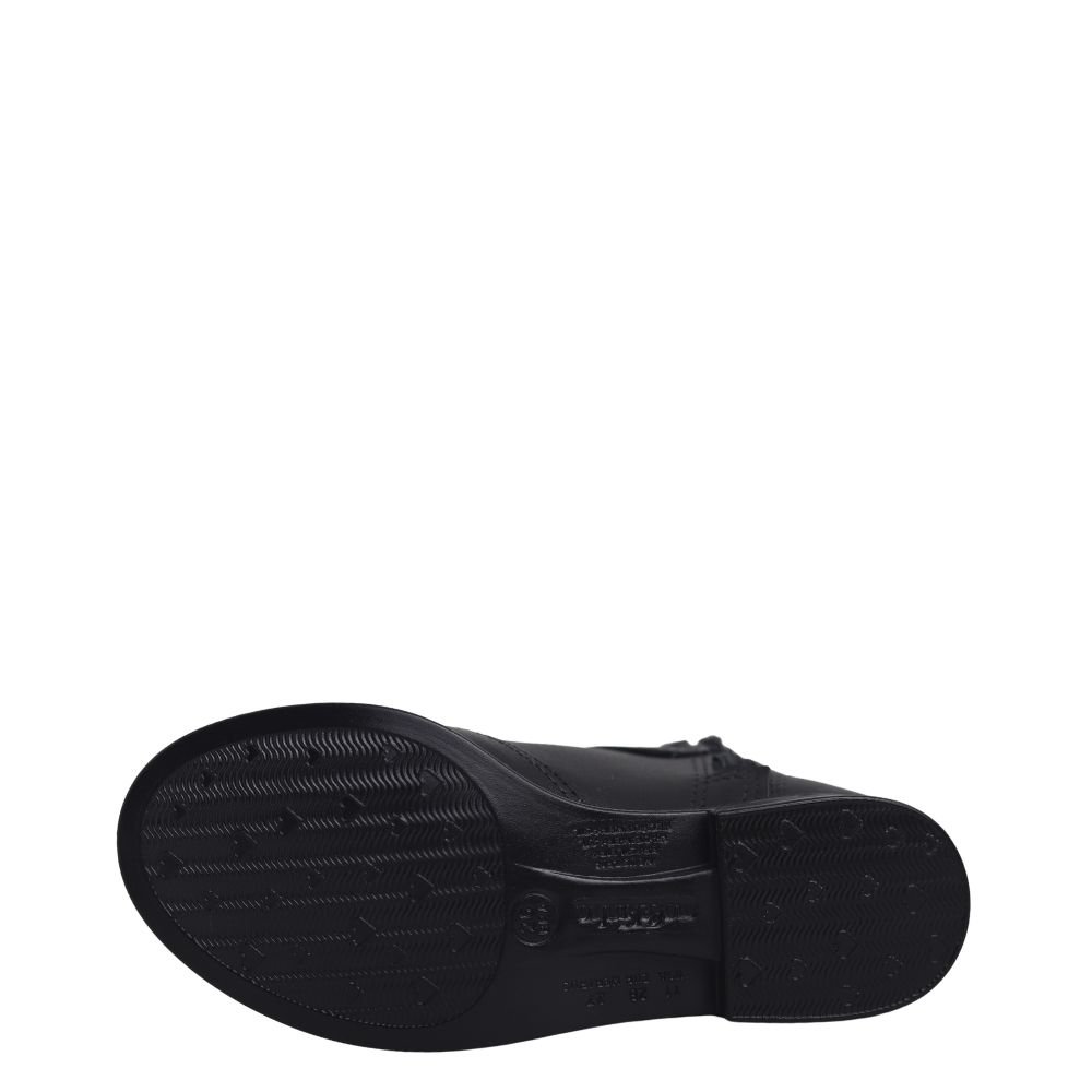 Bota Juvenil Meninas Cano Curto Corações Molekinha 2181.108 Preto 5