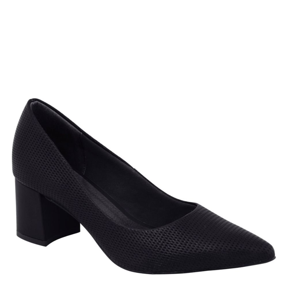 Sapato Scarpin Feminino Em Couro Salto Médio Bottero 377101