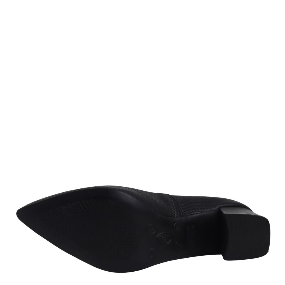 Sapato Scarpin Feminino Em Couro Salto Médio Bottero 377101 Preto 5