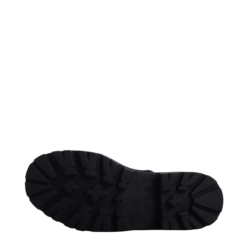 Bota Feminina Salto Tratorado Com Zíper Ramarim 25-61134 Preto 5