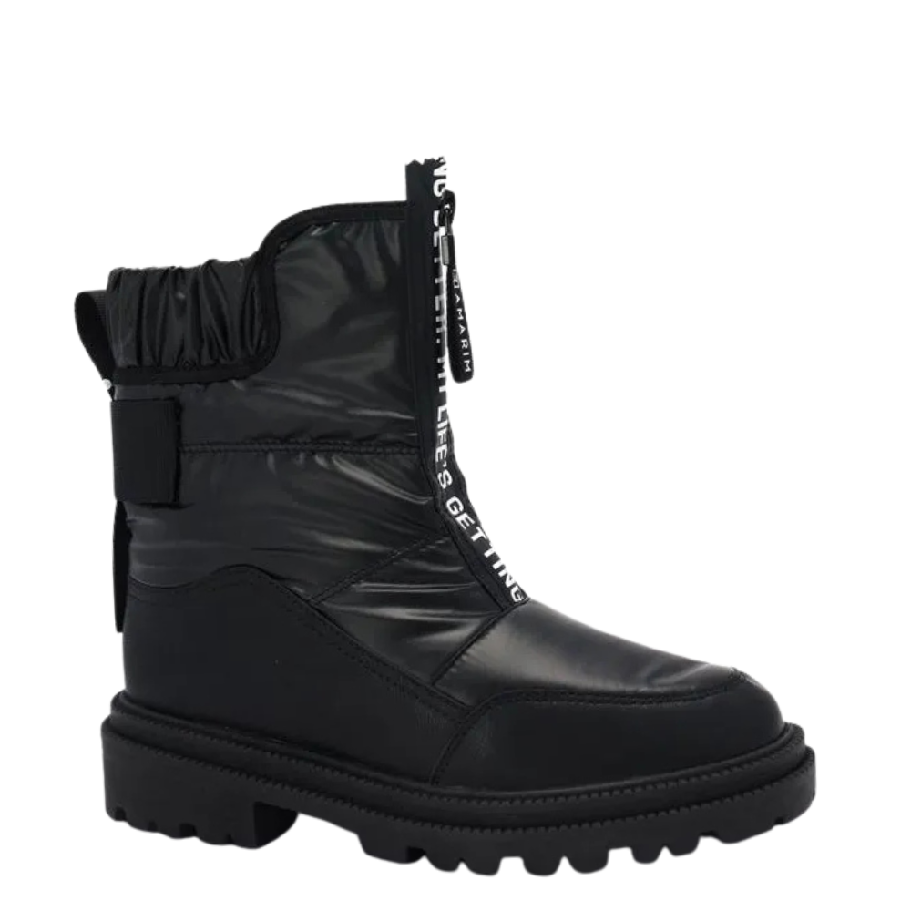 Bota Feminina Salto Tratorado Com  Zíper Ramarim 25-61134