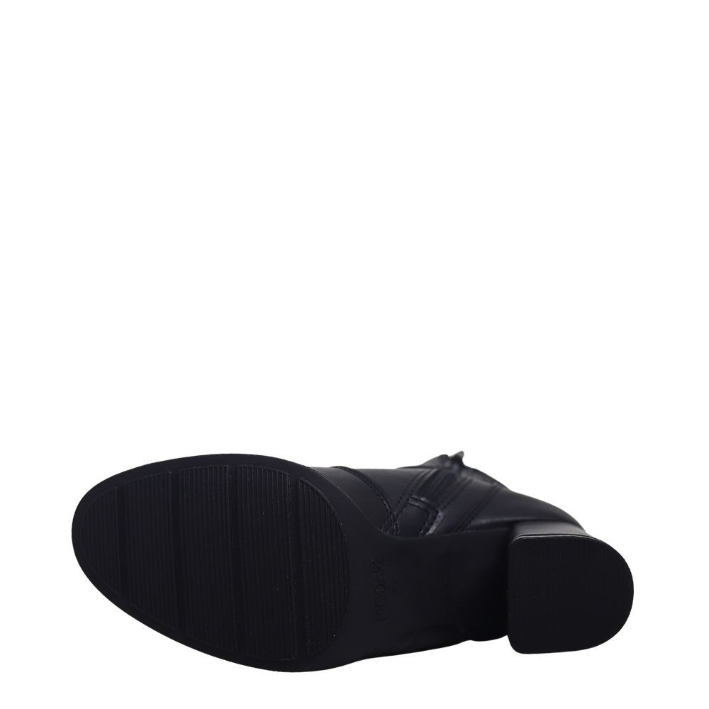 Bota Feminina Cano Curto Salto Médio Conforto Modare 7078111 Preto 5
