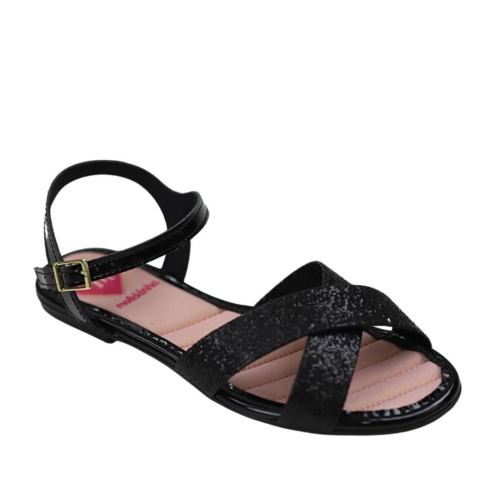 Sandália Infantil Feminino Confortável Molekinha 2157.850 Preto 1