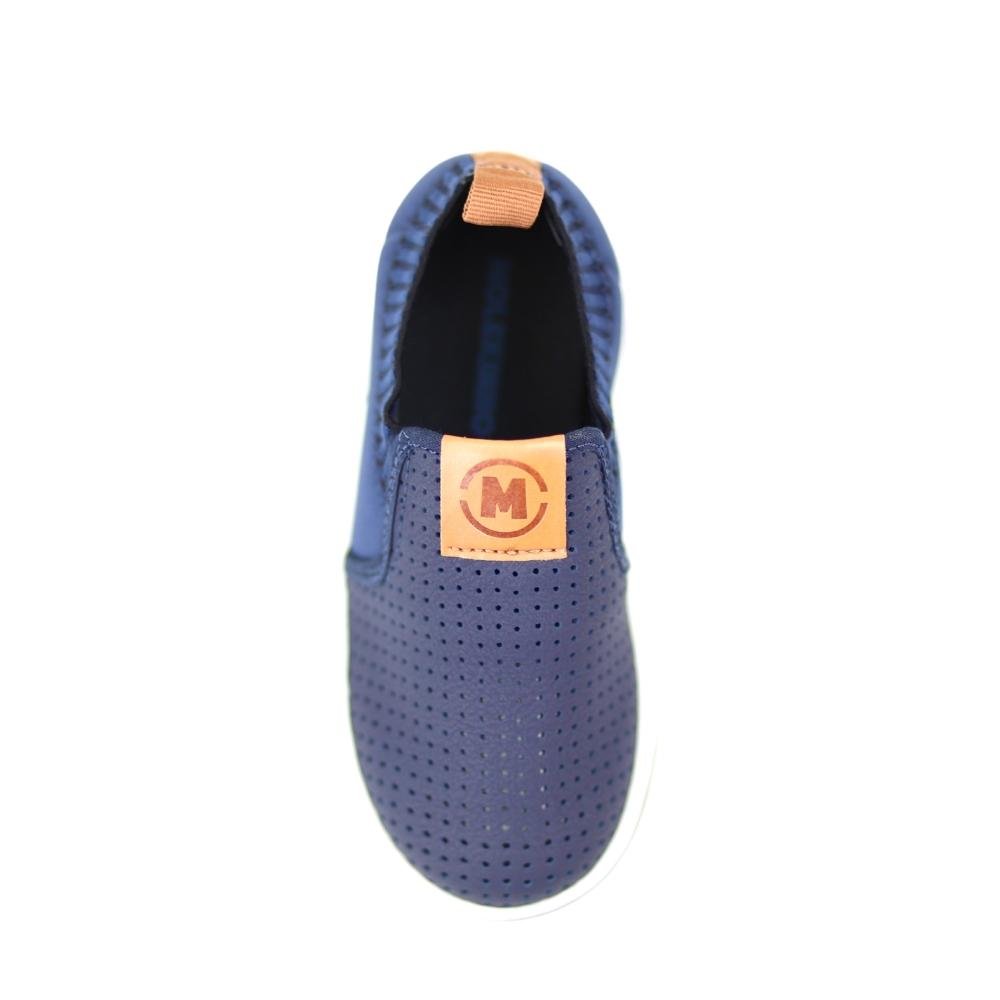 Tênis Slip On Infantil Conforto Menino Molekinho 2623.103 Azul 4