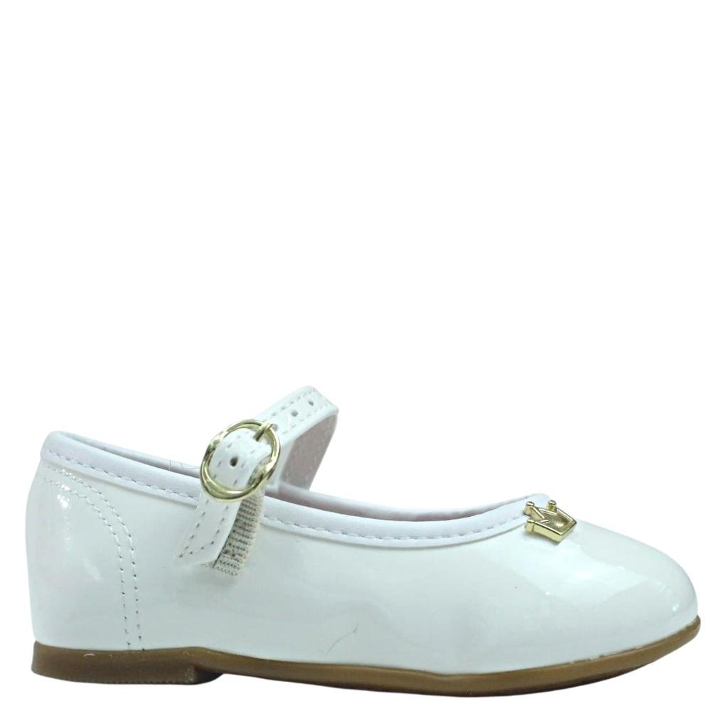Sapatilha Infantil Menina Boneca Conforto Molekinha 21061029 Branco 2