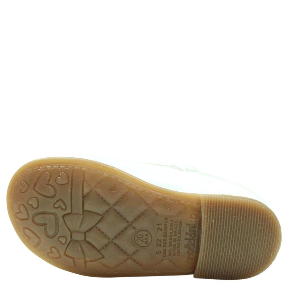 Sapatilha Infantil Menina Boneca Conforto Molekinha 21061029 Branco 5