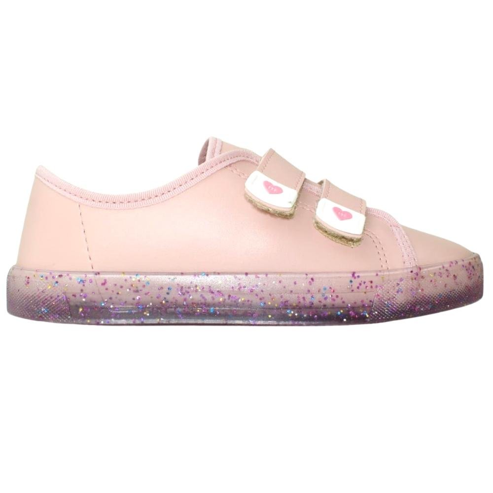 Tênis Infantil Feminino Molekinha Velcro Conforto 2524.535 Rosa 2