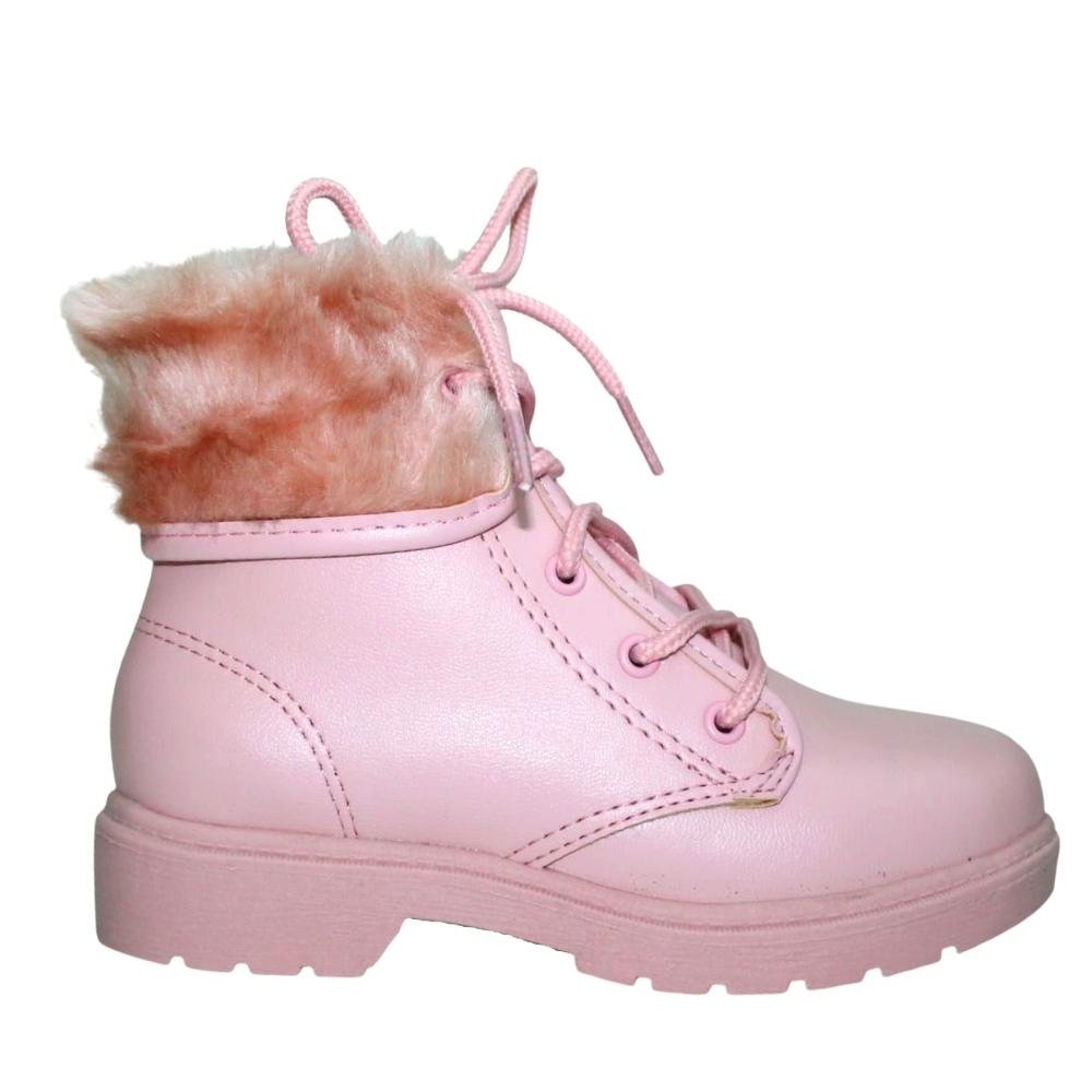 Bota Infantil Bota Cano Curto De Pelinho Bota Infantil Cano Curto