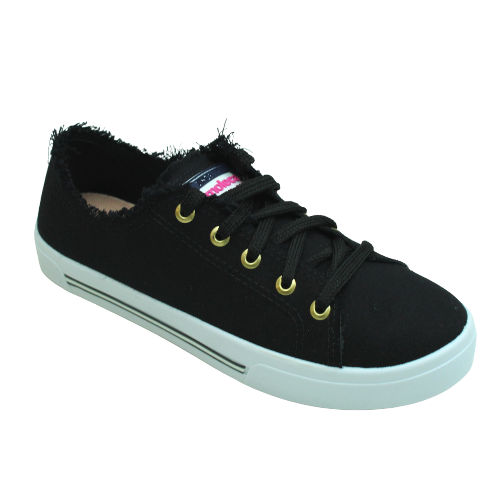 Tênis Casual Feminino Moleca Flatform Original 5667.322 Preto 2