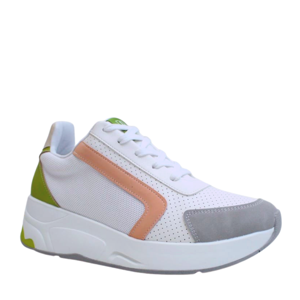 Tênis Feminino Sneaker Casual Confortável Bebecê T1374-462 Branco 2
